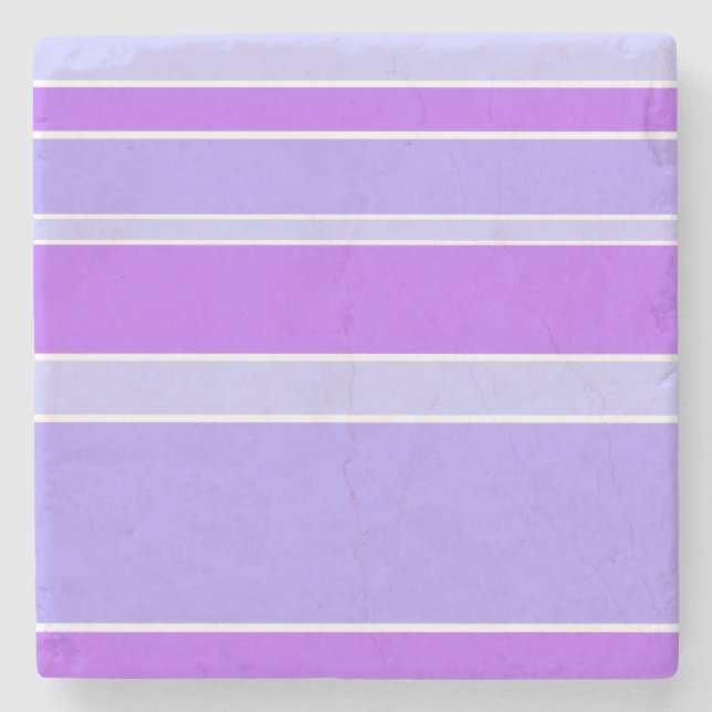 Porta-copo De Pedra Listras violetas (Frente)