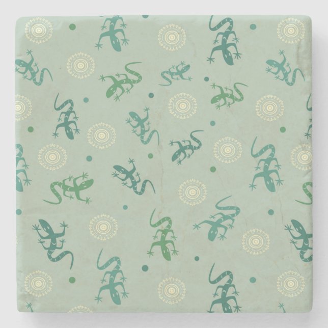 Porta-copo De Pedra Lizard (Frente)