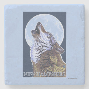 Porta-copo De Pedra Lobo novo de HampshireHowling