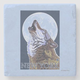 Porta-copo De Pedra Lobo novo de YorkHowling