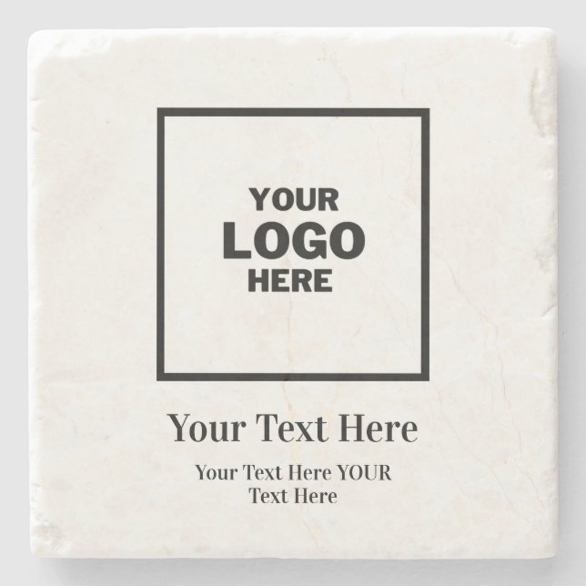 Porta-copo De Pedra Logotipo (Frente)