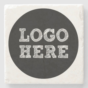 Porta-copo De Pedra Logotipo Aqui