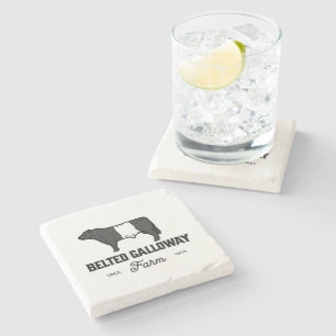 Porta-copo De Pedra Logotipo Bull Vacas Cinzentas Cinzentas Brancas Ne