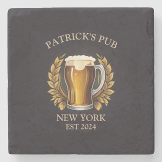 Porta-copo De Pedra Logotipo de vidro de Cerveja Personalizado para o 