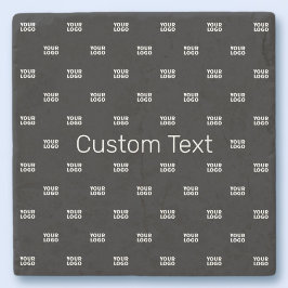 Porta-copo De Pedra Logotipo ou padrão de Design moderno com qualquer 