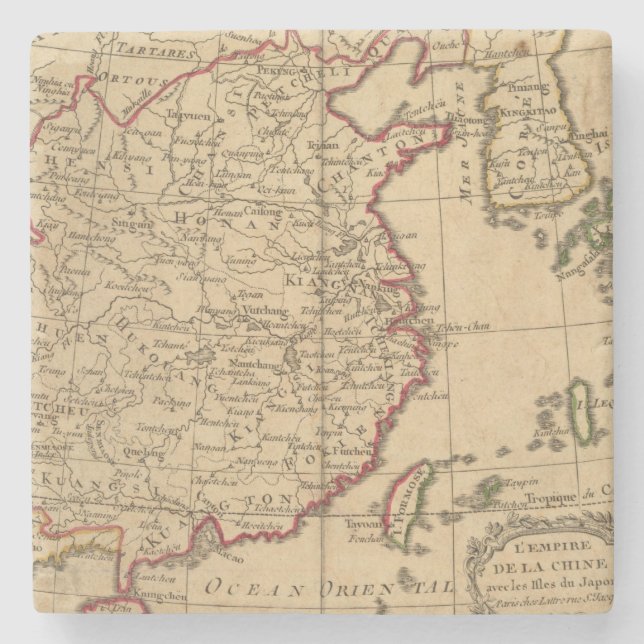 Porta-copo De Pedra Lombo, Japão (Frente)