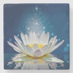 Porta-copo De Pedra Lotus