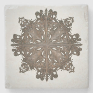 Porta-copo De Pedra Louis Sullivan Ornament Design
