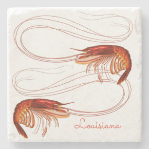 Porta-copo De Pedra Louisiana Crayfish