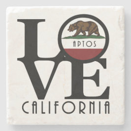 Porta-copo De Pedra LOVE Aptos California