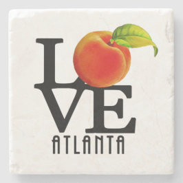 Porta-copo De Pedra LOVE Atlanta Georgia