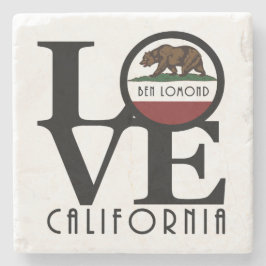 Porta-copo De Pedra LOVE Ben Lomond California