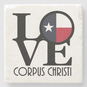 Porta-copo De Pedra LOVE Corpus Christi
