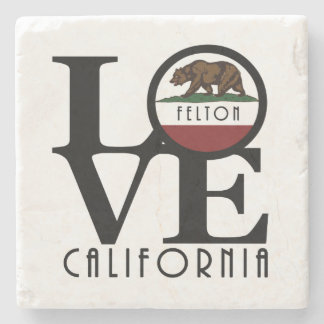 Porta-copo De Pedra LOVE Felton