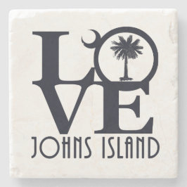 Porta-copo De Pedra LOVE Johns Island SC