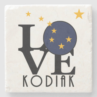 Porta-copo De Pedra LOVE Kodiak Alaska