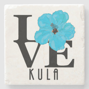 Porta-copo De Pedra LOVE Kula Hawaii