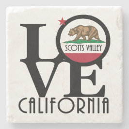 Porta-copo De Pedra LOVE Scotts Valley