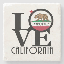 Porta-copo De Pedra LOVE Watsonville