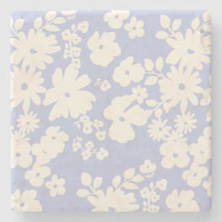 Porta-copo De Pedra Lovely Daisies Pattern Custom Background Colors 