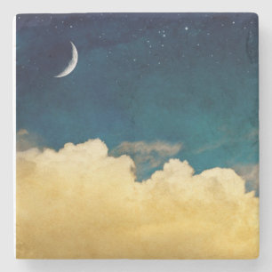 Porta-copo De Pedra Lua e Cloudscape