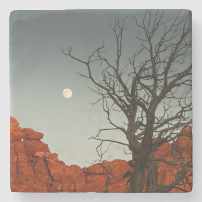 Porta-copo De Pedra Lua má (Frente)