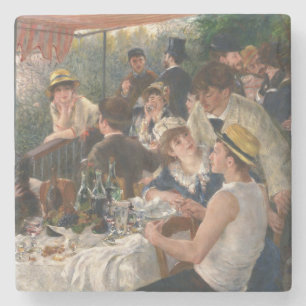 Porta-copo De Pedra Luncheon do Partido Barco - Auguste Renoir
