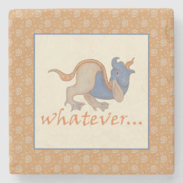 Porta-copo De Pedra Luttrell Psalter Critter Stone Porta copos