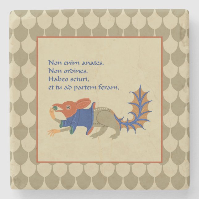 Porta-copo De Pedra Luttrell Psalter Stone Porta copos (Frente)