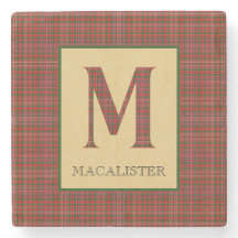 MacAlister Tartan Monograma M