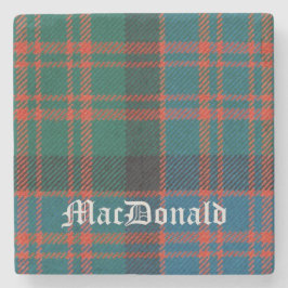 Porta-copo De Pedra MacDonald, MacDonald Scottish Tartan, MacDonald