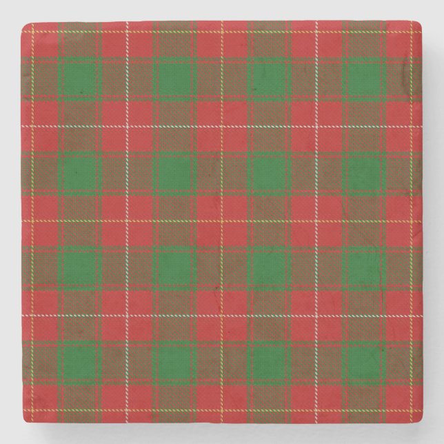 Porta-copo De Pedra Macfie Tartan (Frente)