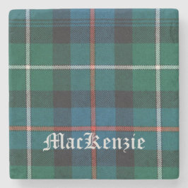 Porta-copo De Pedra MacKenzie, MacKenzie Scottish Tartan, MacKenzie