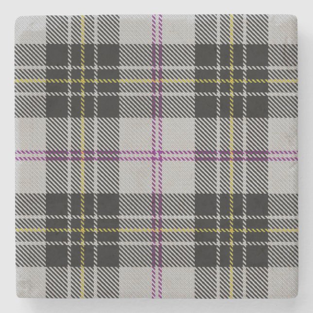 Porta-copo De Pedra MacPherson Dress Tartan (Frente)