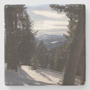 Porta-copo De Pedra Madison Mountain em inverno em Montana