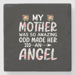 Porta-copo De Pedra Mãe Arte Minha Mãe Um Anjo