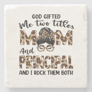 Porta-copo De Pedra Mãe Mãe E Mãe Principal Aniversário
