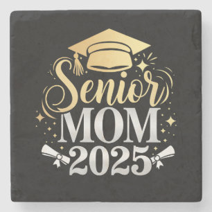 Porta-copo De Pedra Mãe Sênior Formatura 2025 Família Filho Filha