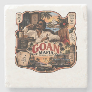 Porta-copo De Pedra Máfia de Goa – Orgulho de Goa