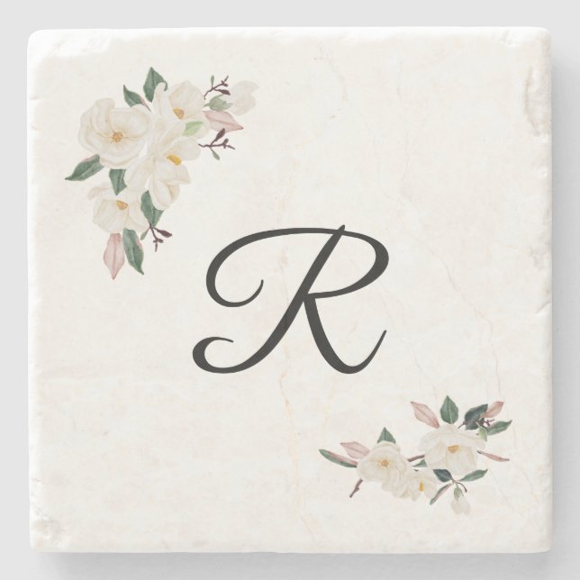 Porta-copo De Pedra Magnolia Porta copos inicial (Frente)