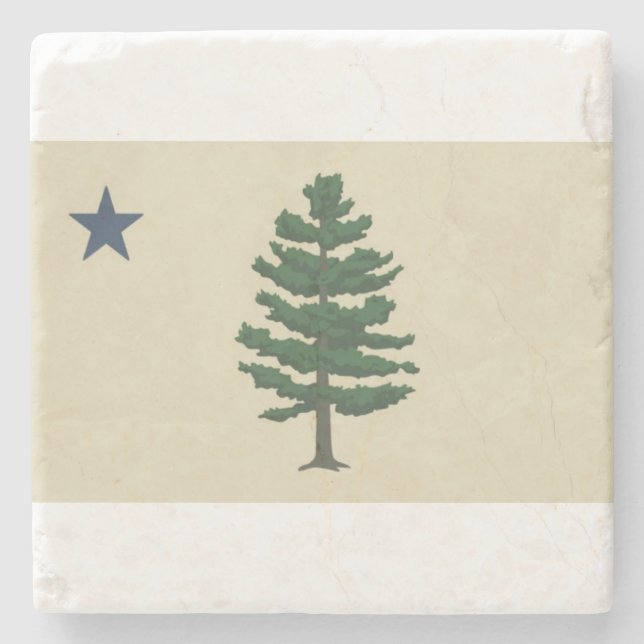 Porta-copo De Pedra Maine (Frente)