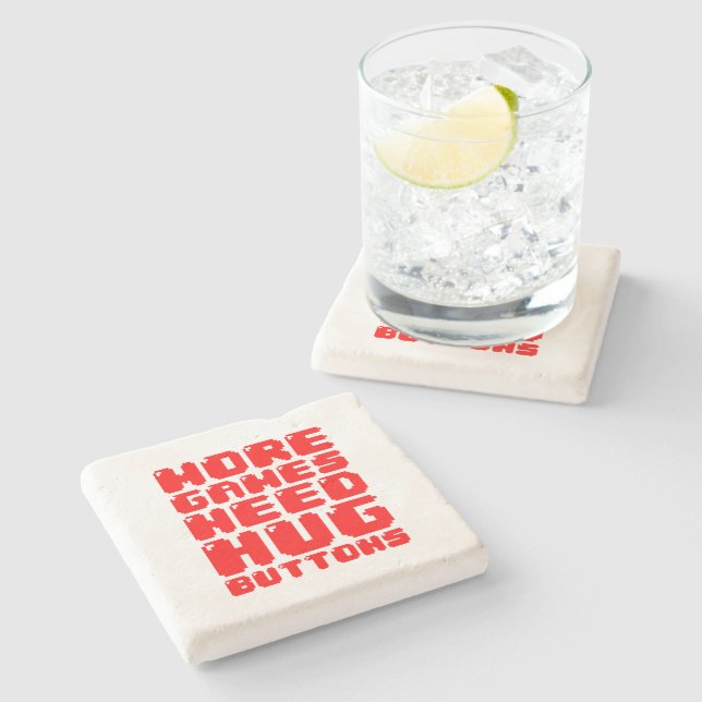 PORTA-COPO DE PEDRA MAIS JOGOS PRECISAM DE BOTÕES ENORMES (Lateral)