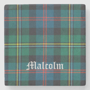 Porta-copo De Pedra Malcolm, Malcolm Scottish Tartan, Malcolm