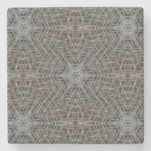 Porta-copo De Pedra Malha Metálica