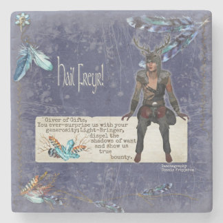 Porta-copo De Pedra Mancha de Freyr que abençoa focos do altar de