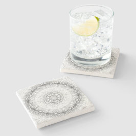 Porta-copo De Pedra Mandala