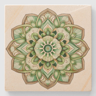 Porta-copo De Pedra Mandala