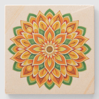 Porta-copo De Pedra Mandala