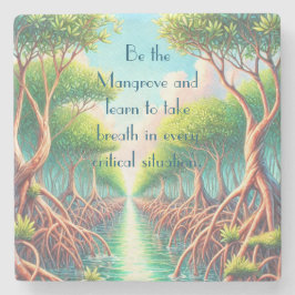 Porta-copo De Pedra Mangrove & Cotação