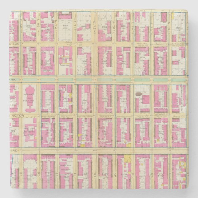 Porta-copo De Pedra Manhatten, New York 3 (Frente)